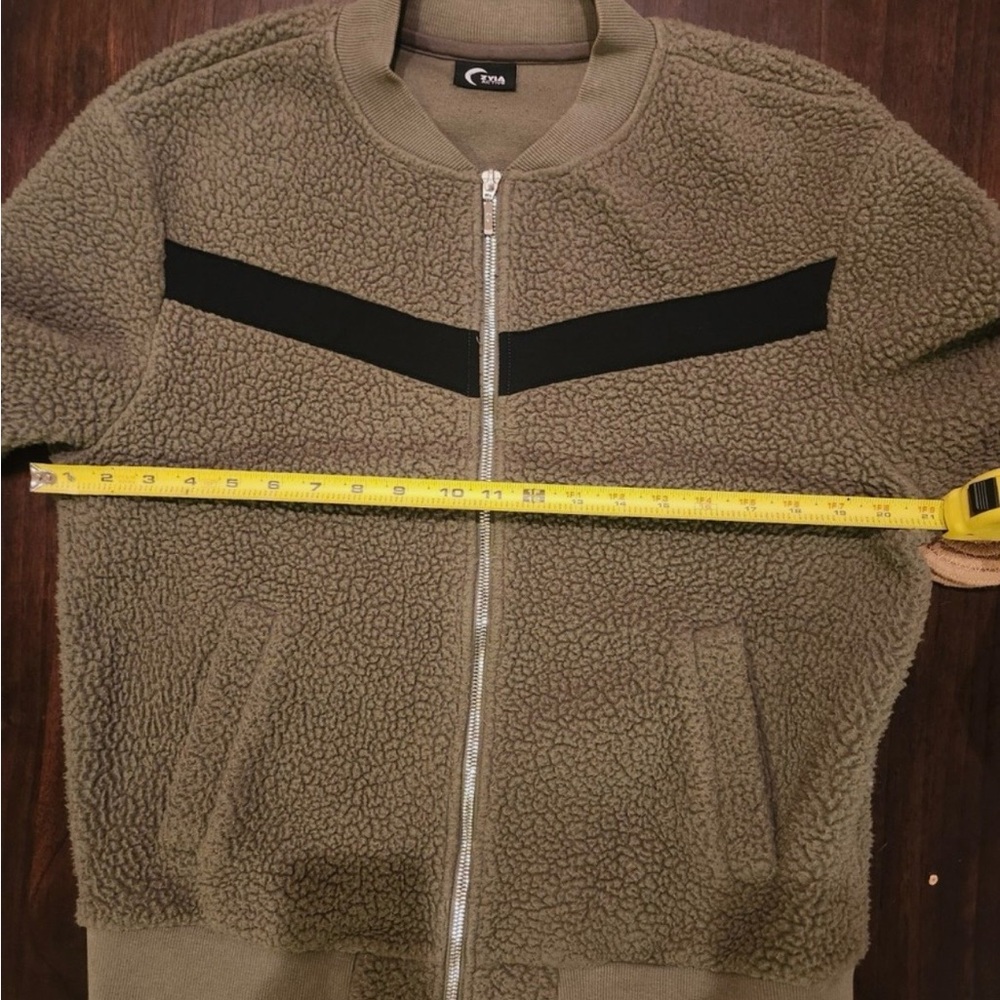 ZYIA Olive and Black Bomber Jacket - Picture 8 of 10